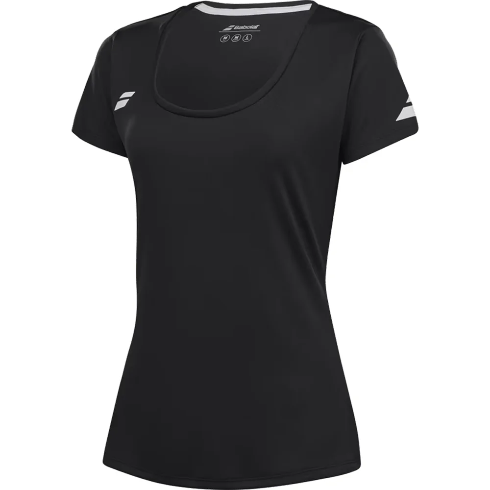Babolat Play CS Top mujer Negro – poliéster reciclado y Fiber Dry - imagen 2